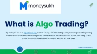 what is algo trading