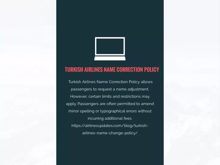 turkish airlines name correction policy