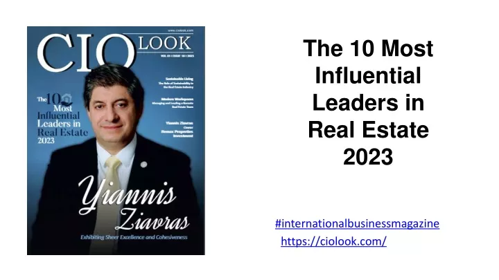 the 10 most influential leaders in real estate