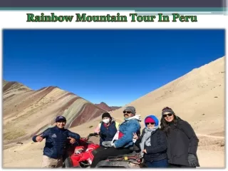 Rainbow Mountain Tour In Peru