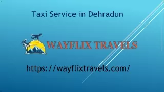 Taxi Service In Dehradun