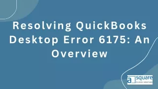How to Resolve Desktop Error 6175