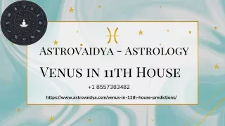 Venus in 11th House