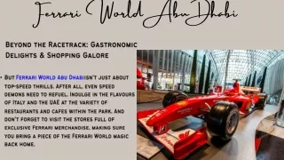Gear Up for the Ultimate Abu Dhabi Theme Park Ferrari World