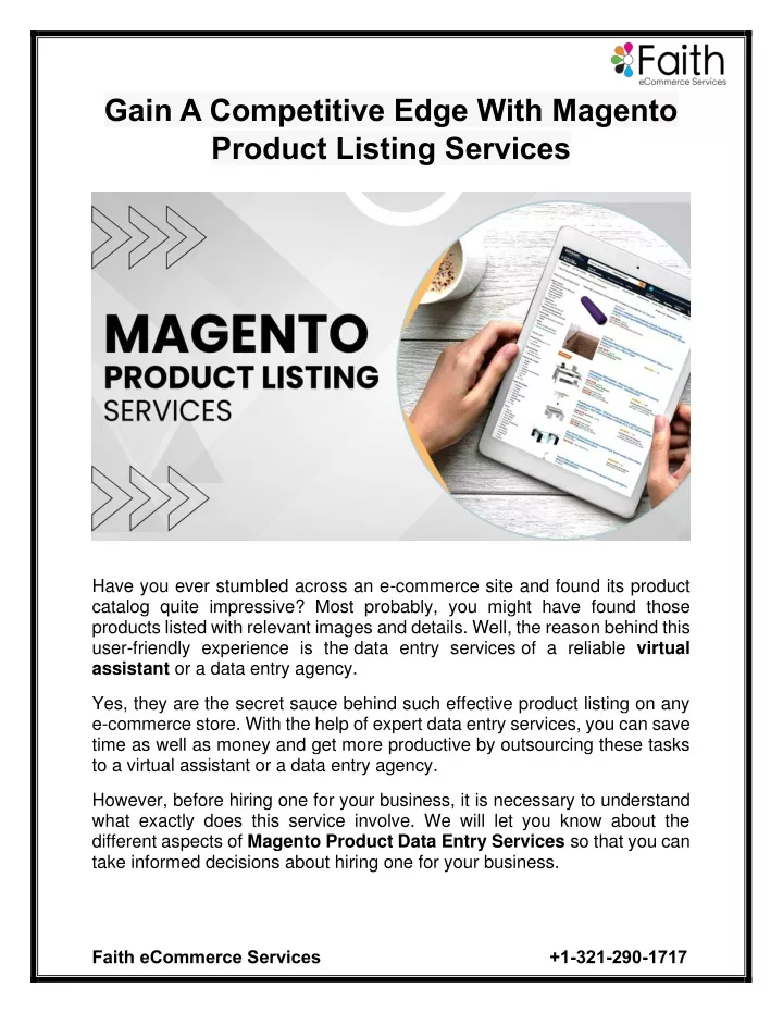 gain a competitive edge with magento product