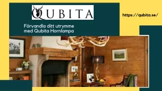 Förvandla ditt utrymme med lampan Qubita Horn