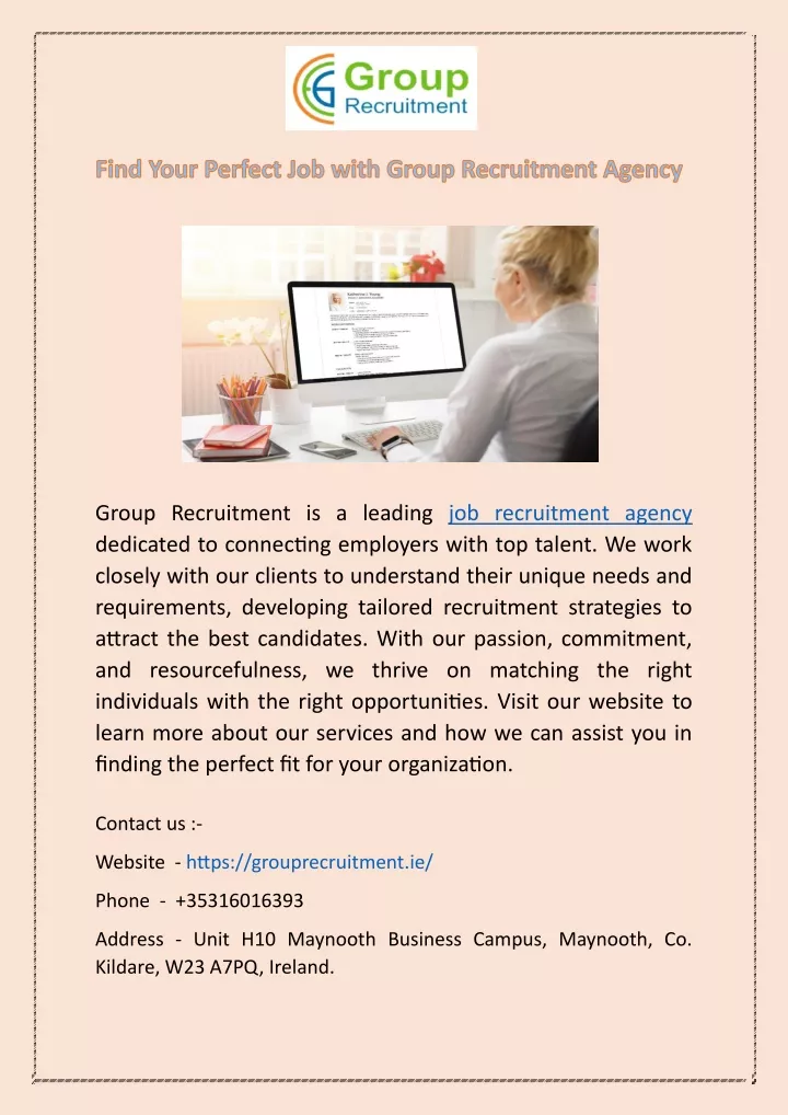 group recruitment is a leading job recruitment