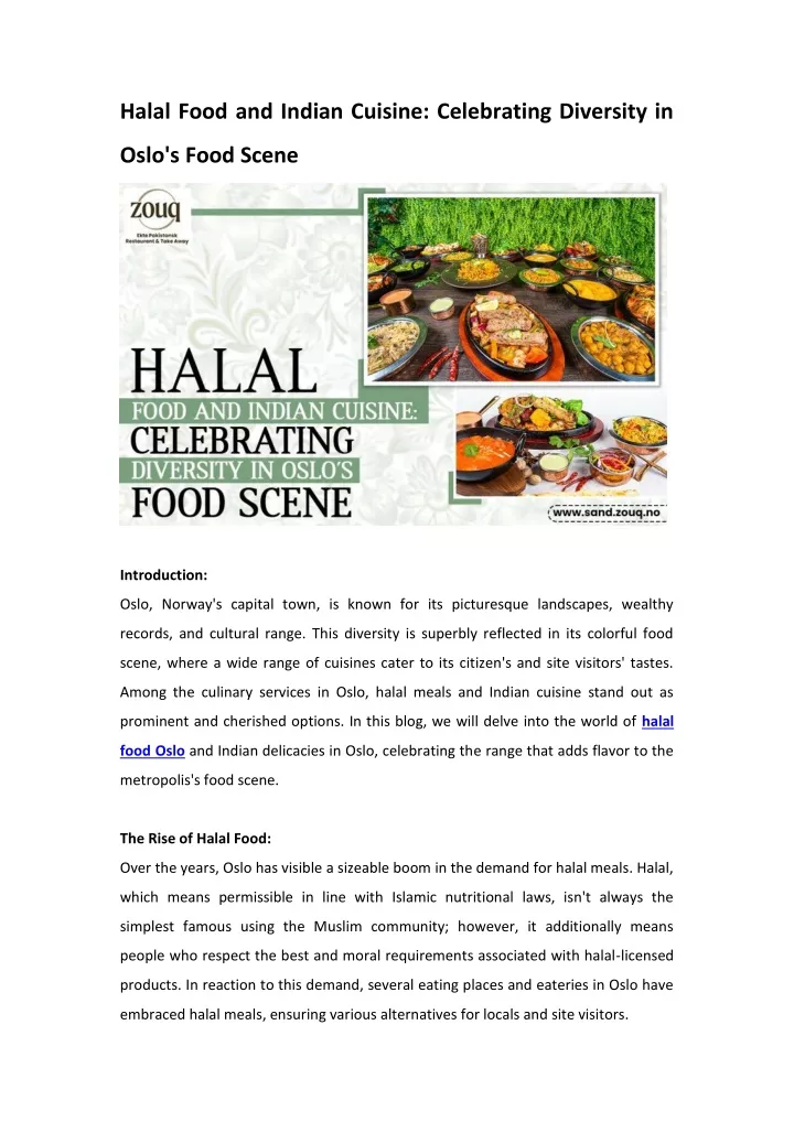 halal food and indian cuisine celebrating