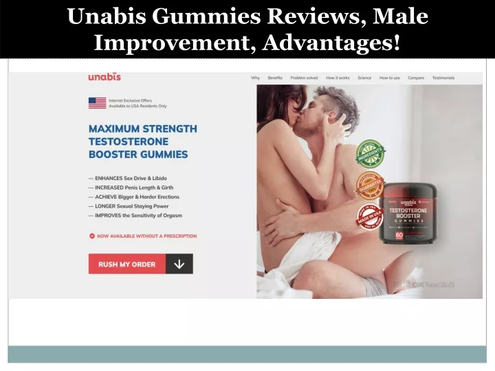 unabis gummies reviews male improvement advantages