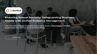 Ensuring Robust Security Safeguarding Business Assets