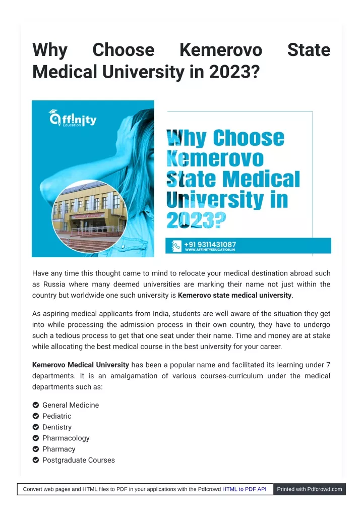 why medical university in 2023