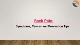 Back Pain: Symptoms, Causes and Prevention Tips | The Fact Eye