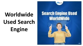 Most Used Search Engine Worldwide