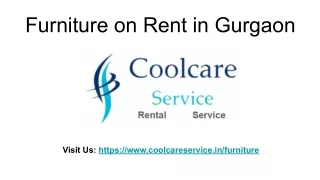 Furniture on Rent in Gurgaon