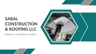 Best Local Roofing Companies in Cape Coral | Sabal Construction LLC