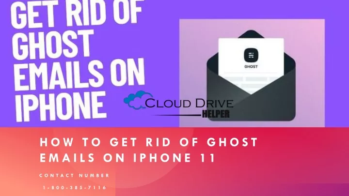 how to get rid of ghost emails on iphone 11