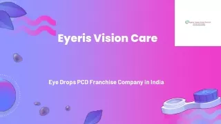Top Eye Drops Franchise Company in India