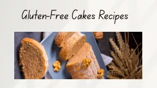 Gluten Free Cakes Recipes