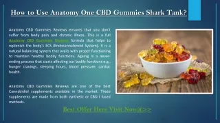 Anatomy CBD Gummies Reviews