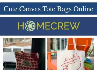 Cute Canvas Tote Bags Online