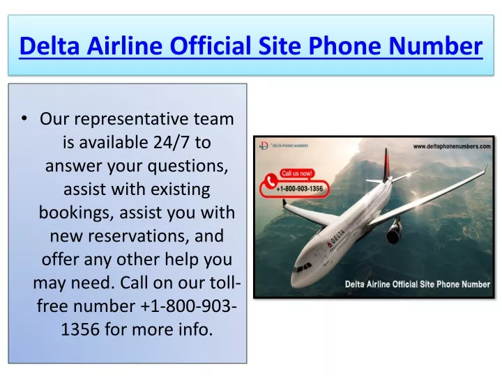 delta airline official site phone number