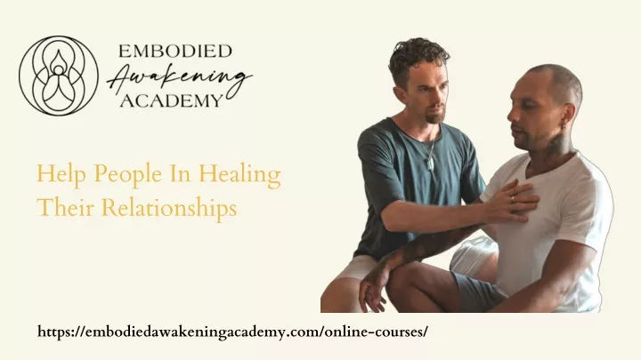 help people in healing their relationships