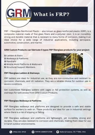 What is FRP | GRm Custom Products