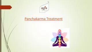 Panchakarma treatment