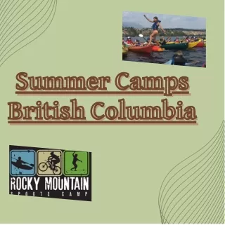 Summer Camps British Columbia