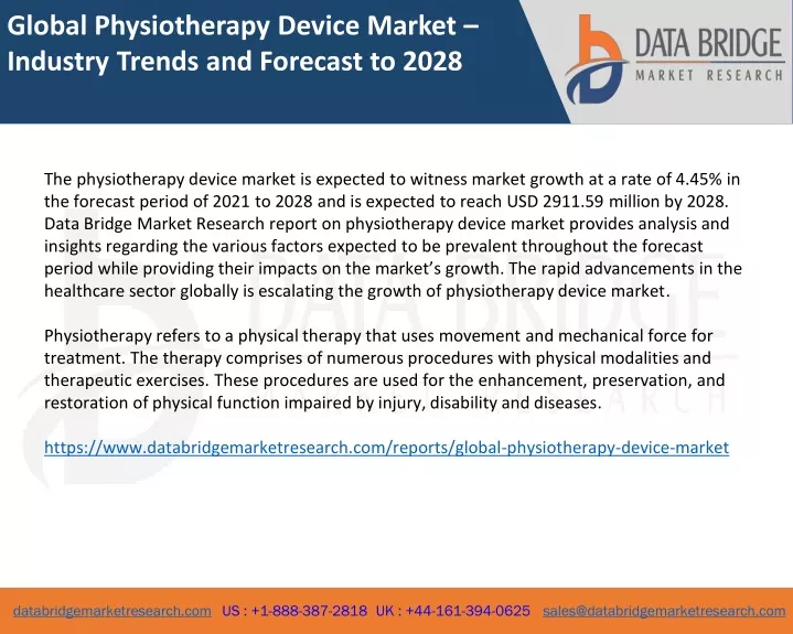 global physiotherapy device market industry