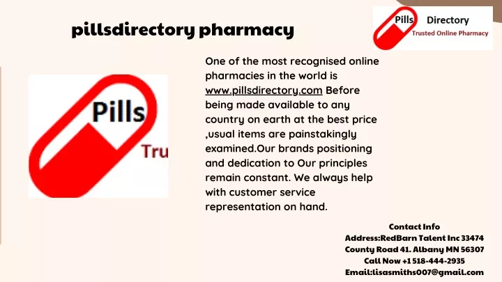 pillsdirectory pharmacy