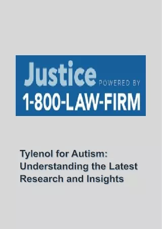 Tylenol for Autism: Understanding the Latest Research and Insights