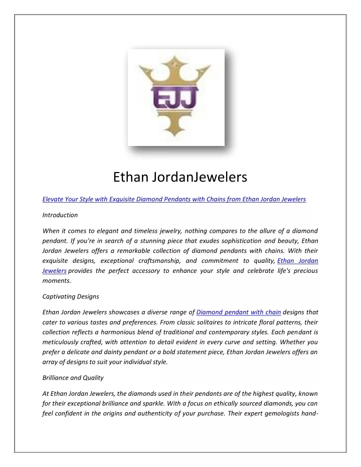 ethan jordanjewelers