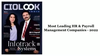 most leading hr payroll management companies 2022