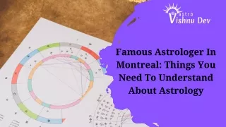 Famous Astrologer In Montreal Things You Need To Understand About Astrology