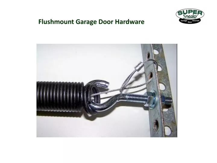 flushmount garage door hardware