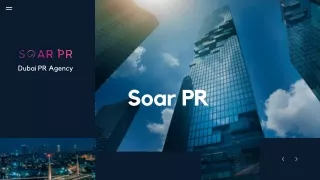 Dubai PR Agency - Soar PR