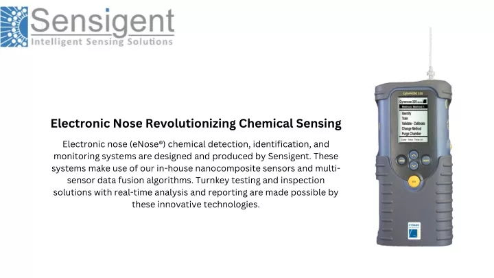 electronic nose revolutionizing chemical sensing