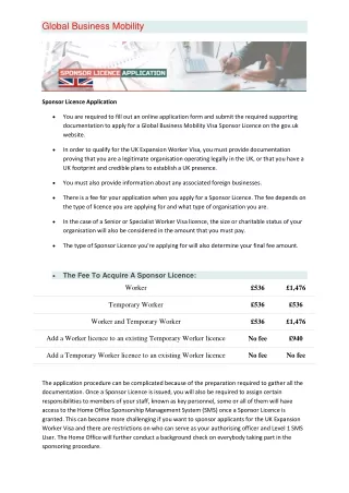 global business mobility