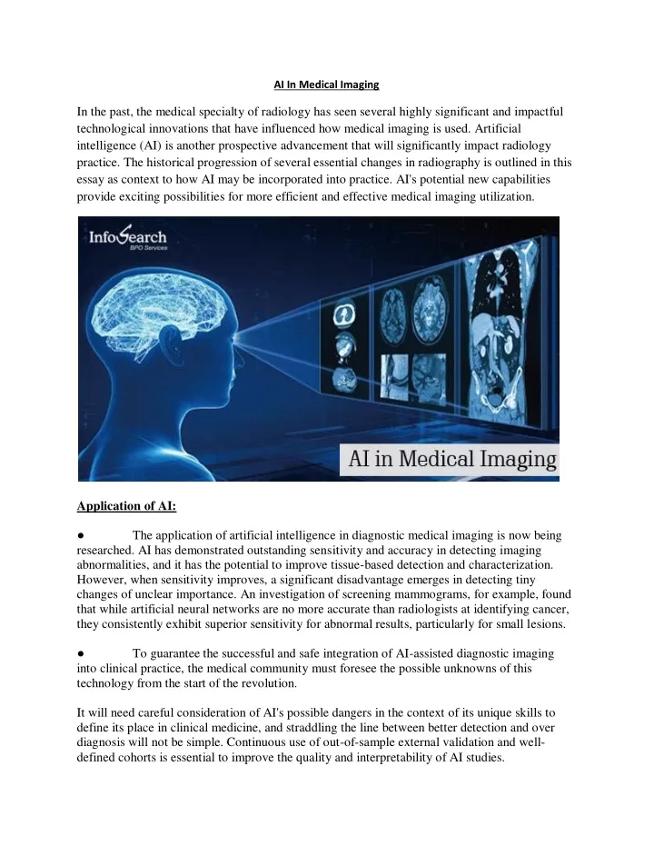 ai in medical imaging