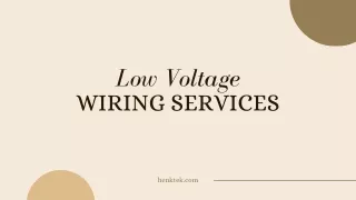 Expert Low Voltage Wiring Specialists in Fort Myers, FL