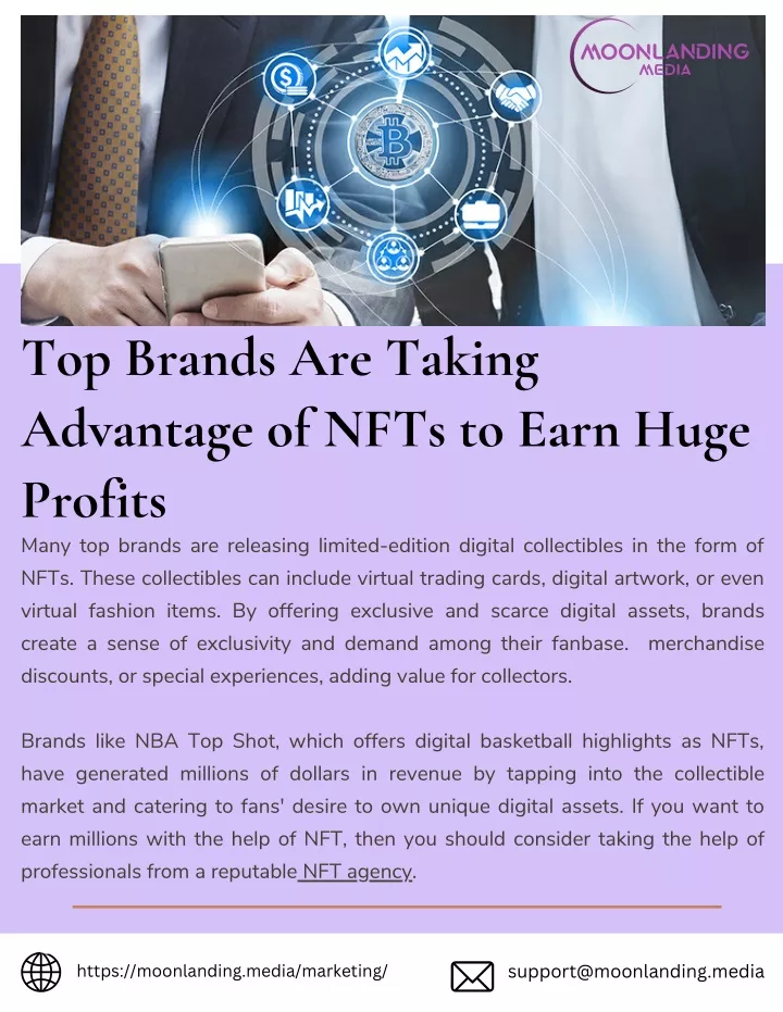 top brands are taking advantage of nfts to earn