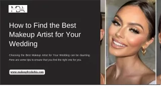 How to Find The Best Makeup Artist for Your Wedding | Makeup By Ahshia