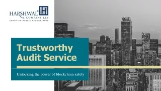 trustworthy audit service