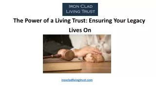 The Power of a Living Trust