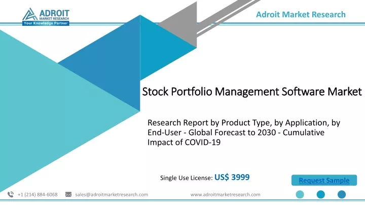stock portfolio management software market