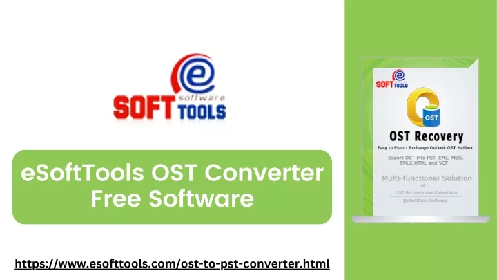 esofttools ost converter free software