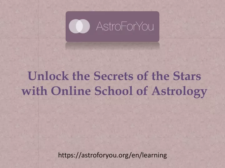 unlock the secrets of the stars with online school of astrology