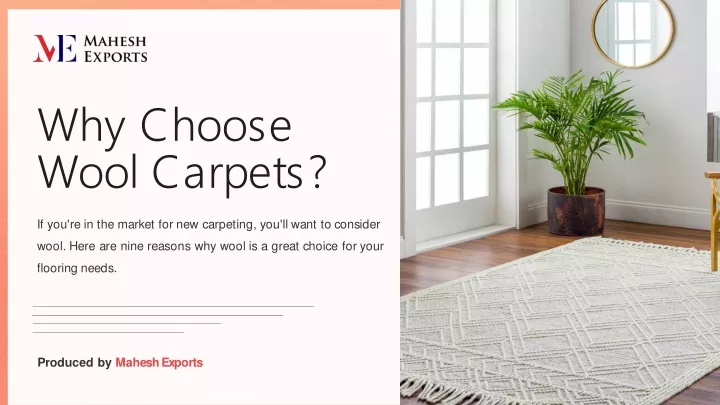 why choose wool carpets