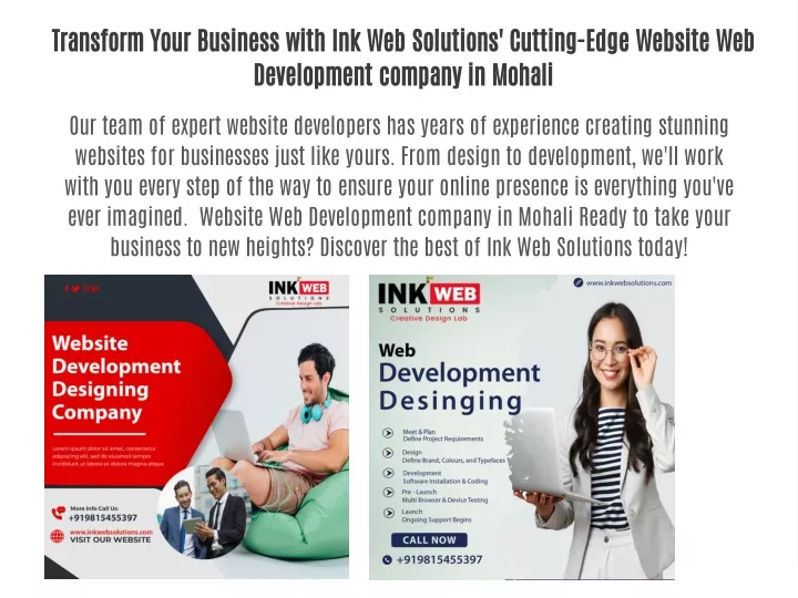 transform your business with ink web solutions